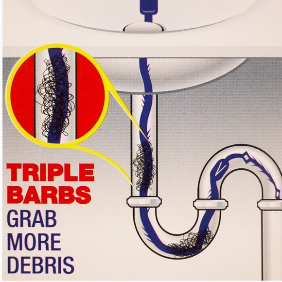 Drain Rooter 18” Wave Design Plastic Drain Snake NWT - Picture 2 of 5